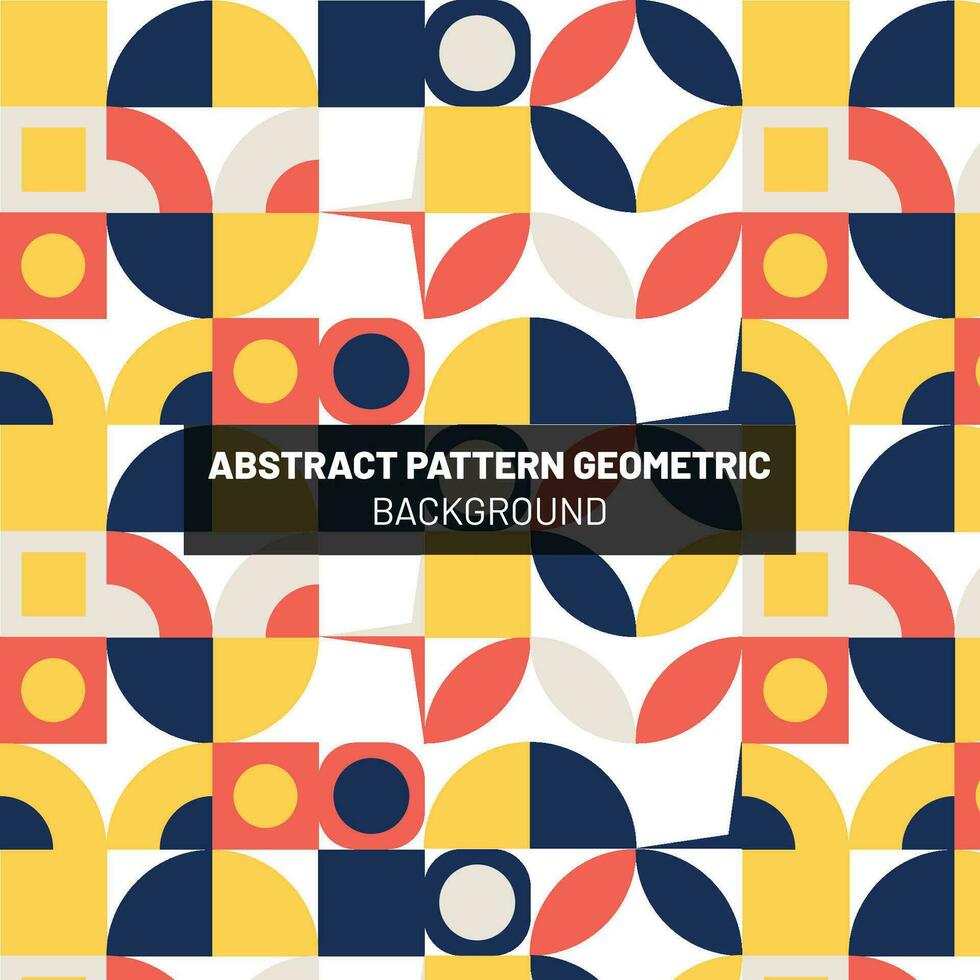 Abstract Pattern Geometric Background Design vector