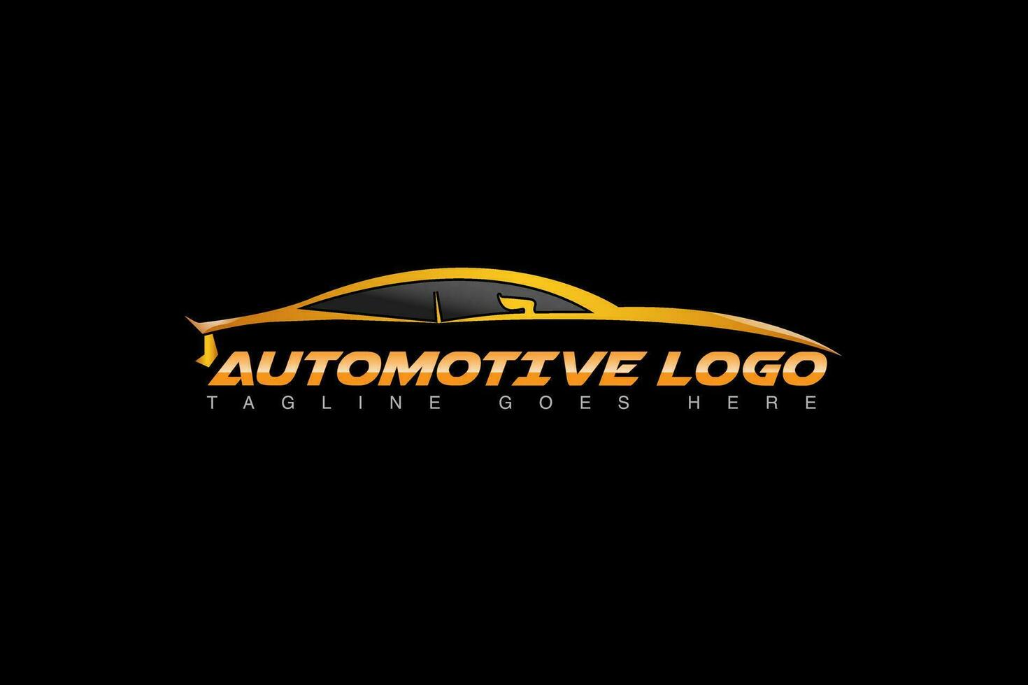 Automotive vector graphic of auto detailing and car garage service logo design template