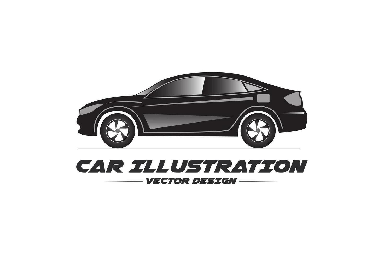 Automotive vector graphic of auto detailing and car garage service logo design template