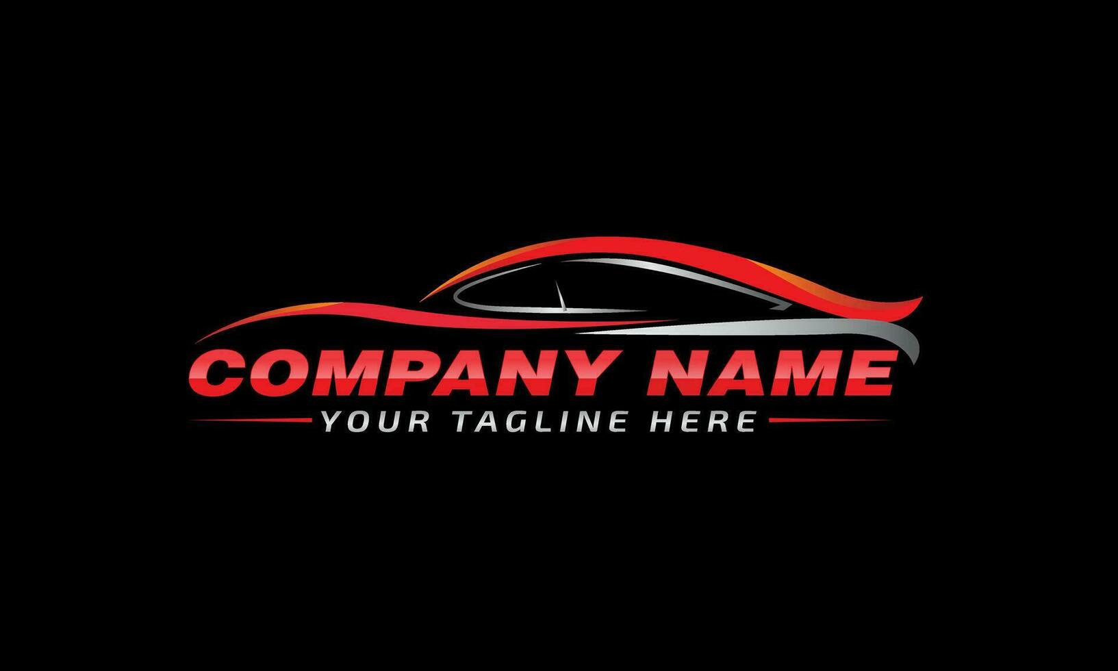 Automotive vector graphic of auto detailing and car garage service logo design template