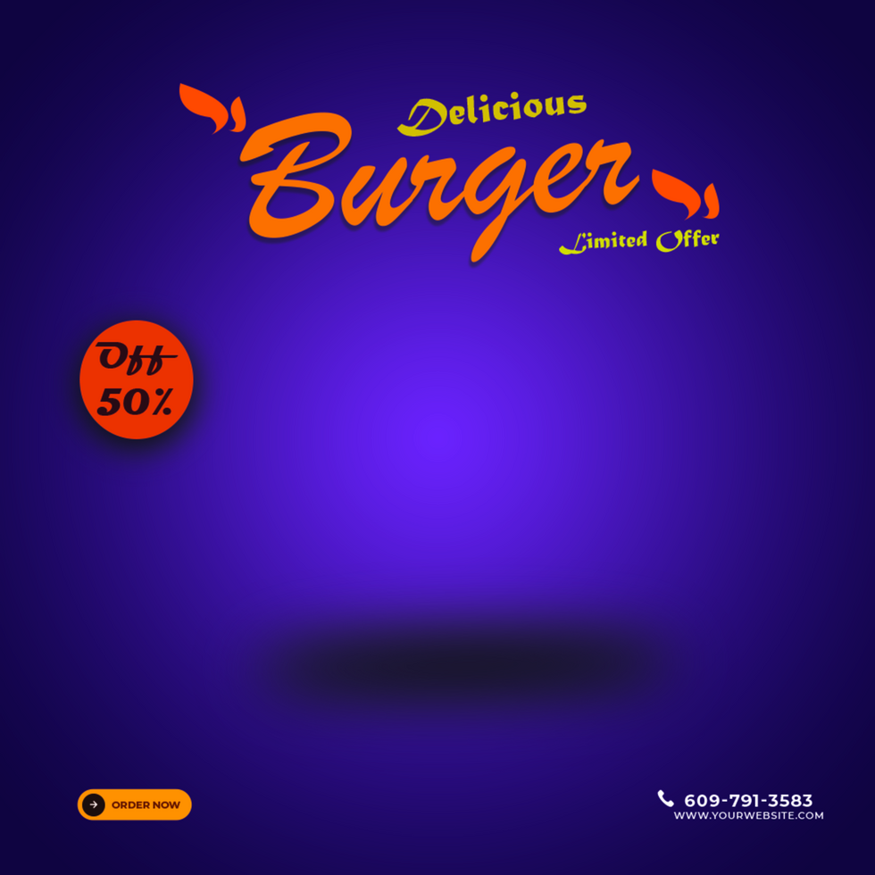 Pizza Shop design social Media ads design Pro PSD
