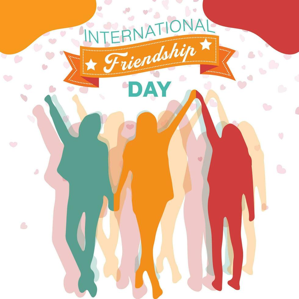 friendship day, international friendship day, friendship day design, vector