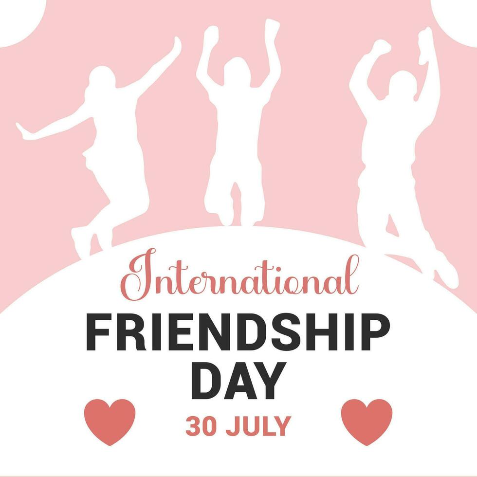 friendship day, international friendship day, friendship day design, vector