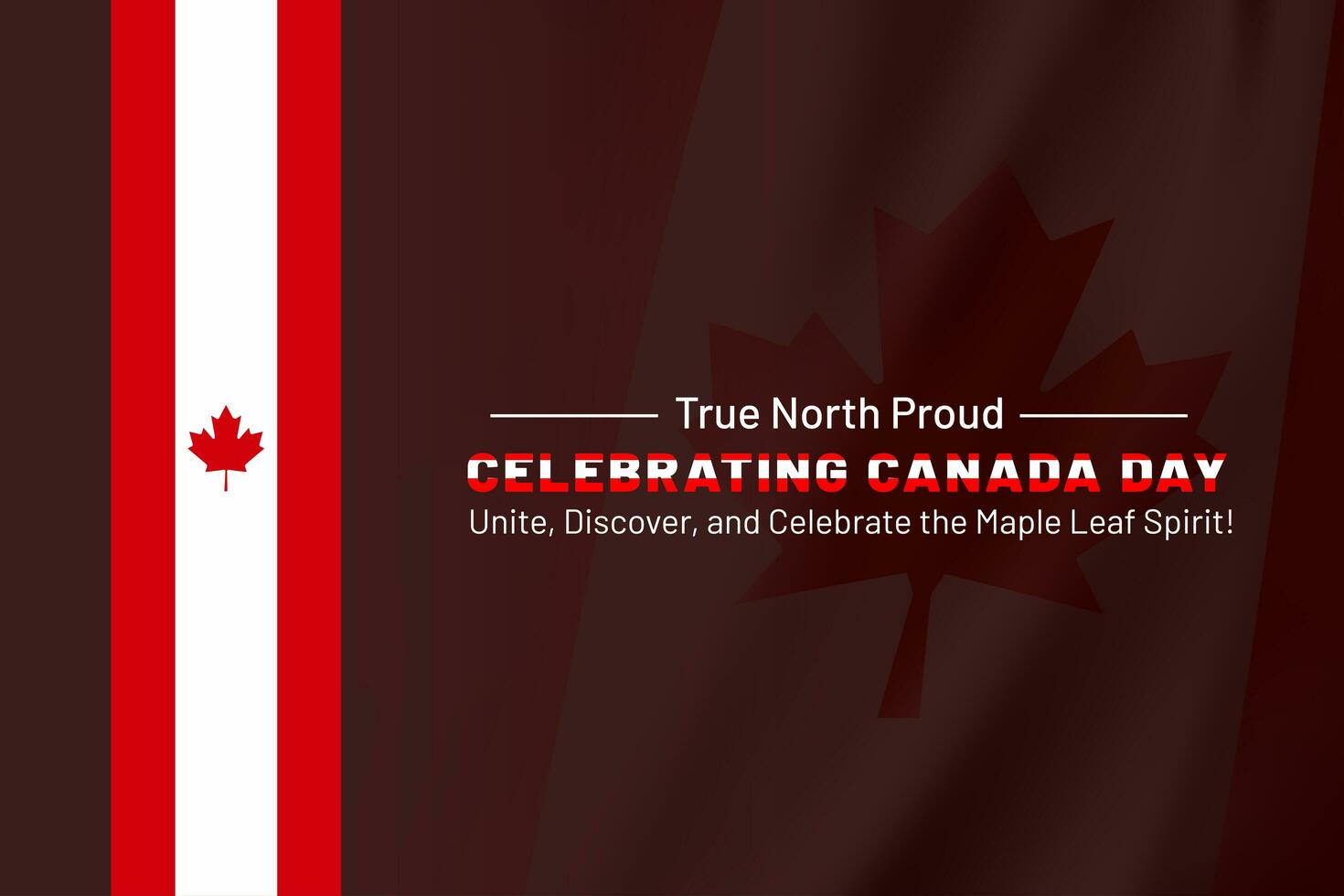 Canada Day Banner Poster for your Asset Design in Canada Day photo