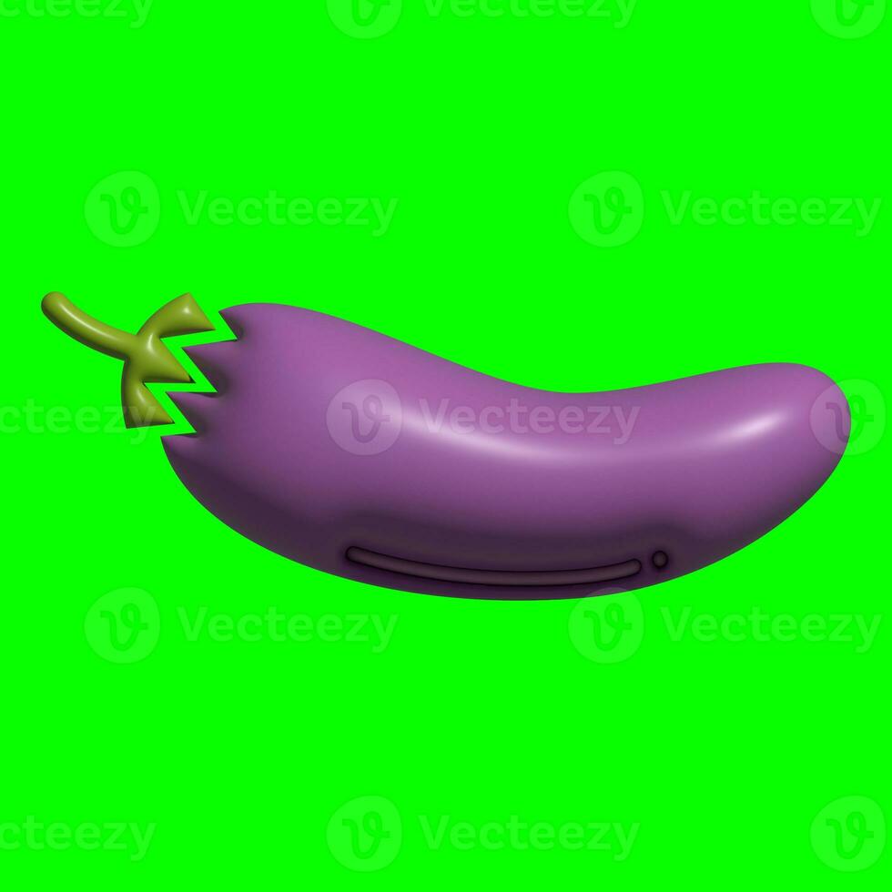 3D Bakery Ingredients Asset with a greenscreen background photo