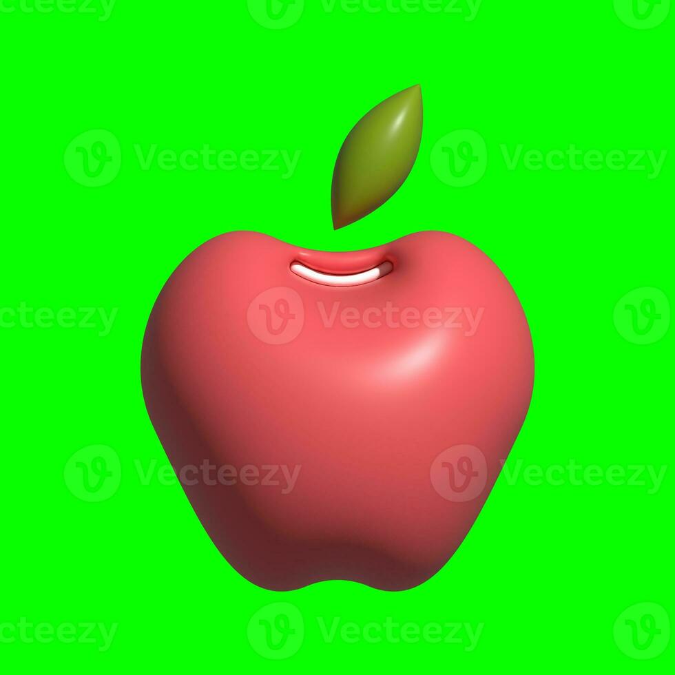 3D Bakery Ingredients Asset with a greenscreen background photo