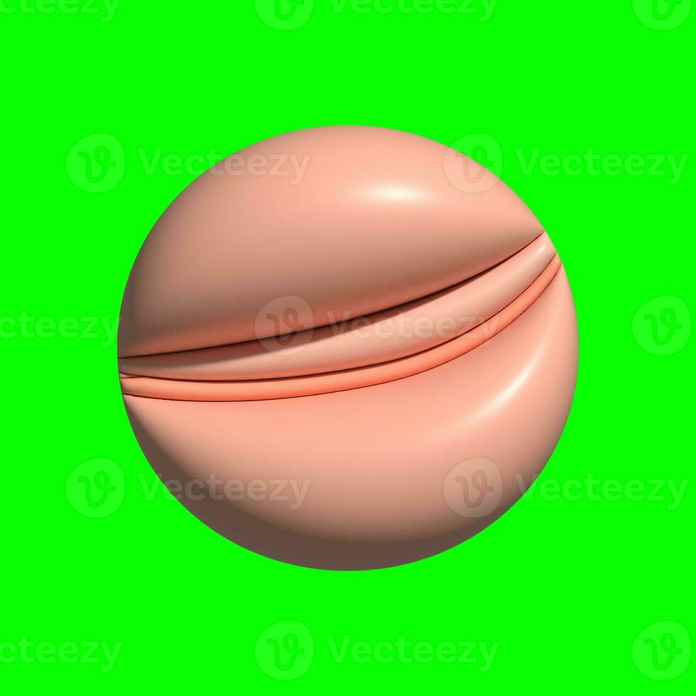 3D Galaxy Planet Assets with Greenscreen Background photo