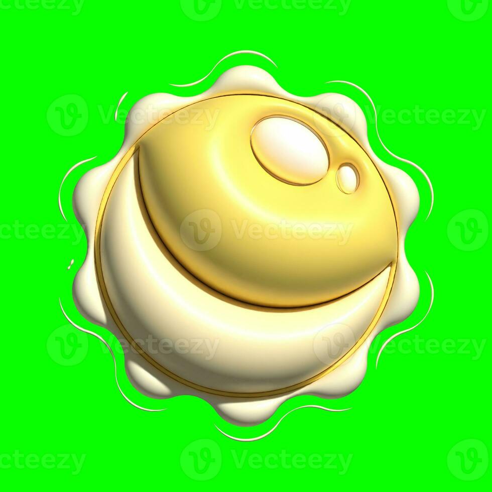 3D Galaxy Planet Assets with Greenscreen Background photo