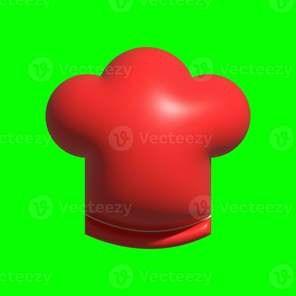 3D Kitchen Set Elements Assets with Greenscreen Background photo