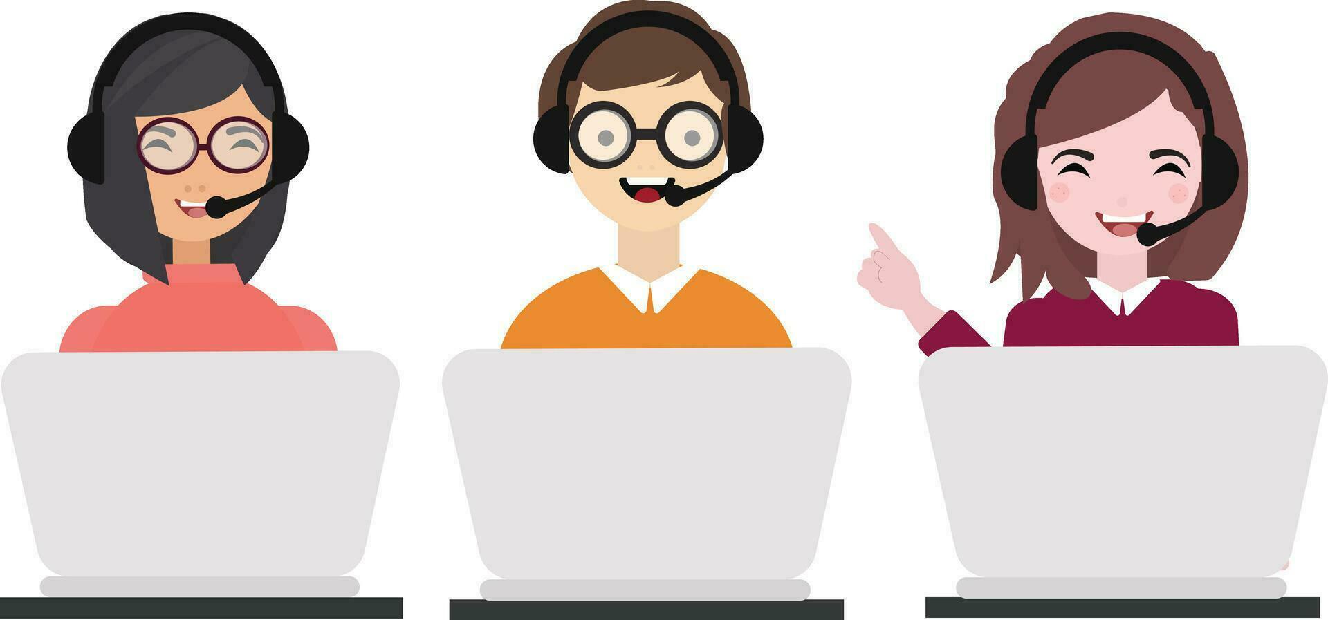 Customer service support vector