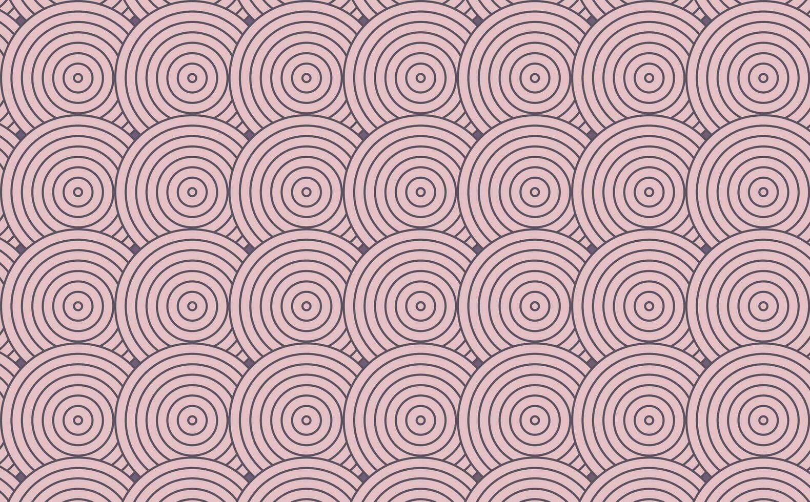 Repeated circle background pattern. vector