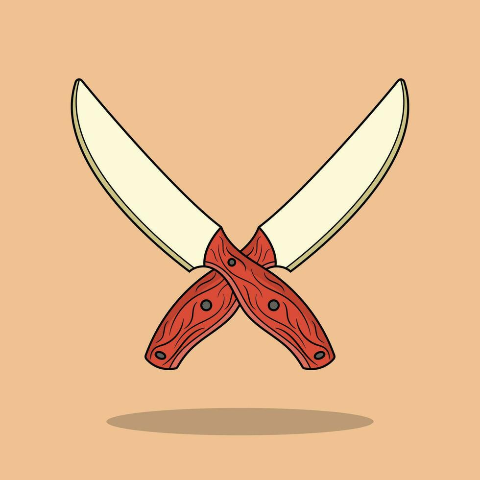 Exploring the Art of Knife Vectors. A Visual Journey. vector