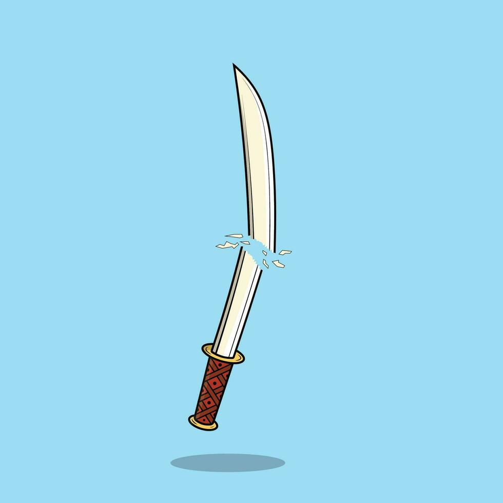 Best Broken sword vector illustration 25677941 Vector Art at Vecteezy