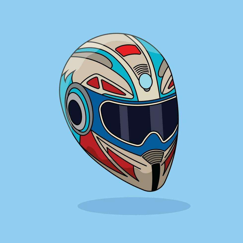 Bike Helmet Vector illustration. best helmet vector art.