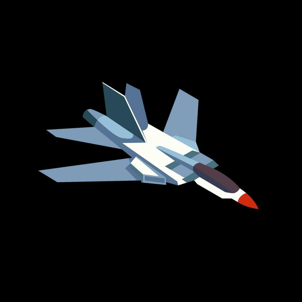 chorro avión ilustración vector