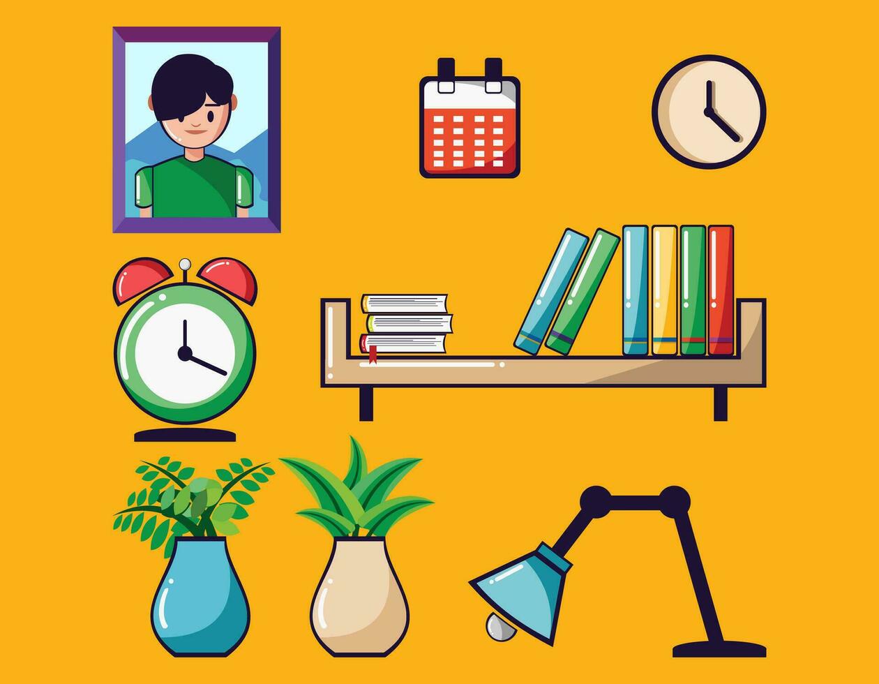 House Ornaments illustration vector