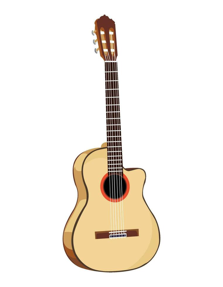 vector acústico guitarra