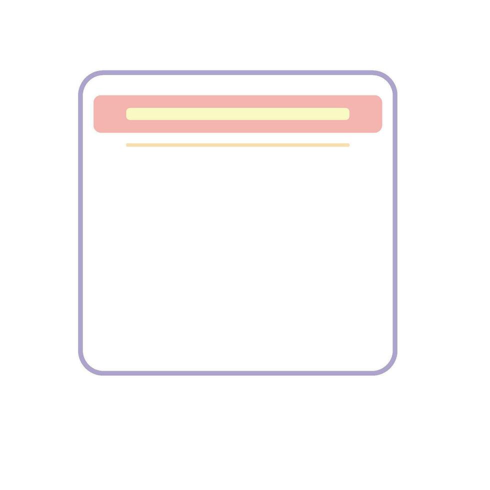 User Interface Frame vector