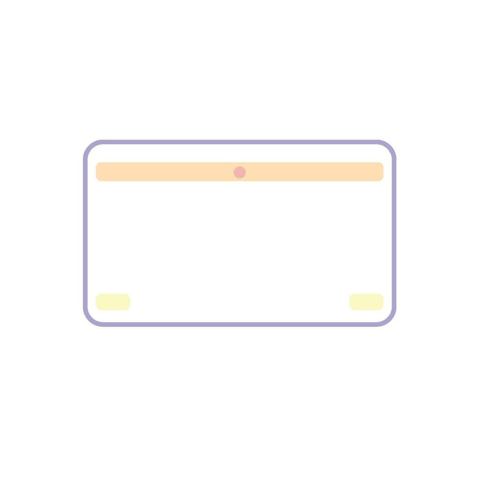 User Interface Frame vector