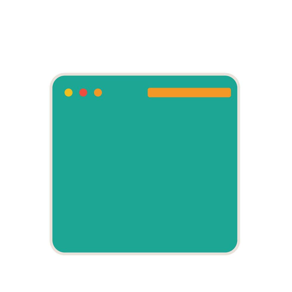 Retro User Interface Frame vector