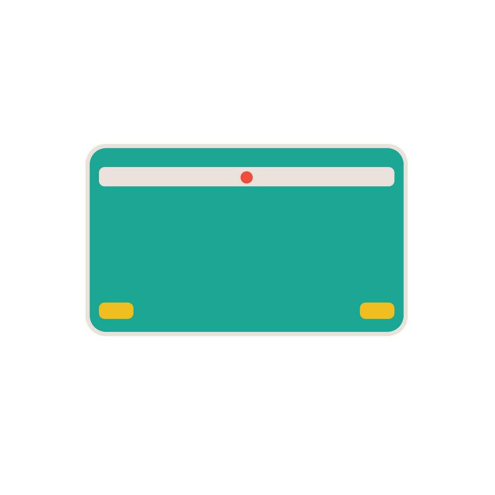 Retro User Interface Frame vector