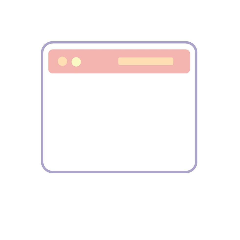 User Interface Frame vector