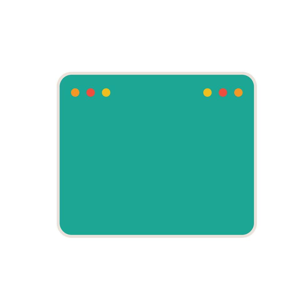 Retro User Interface Frame vector