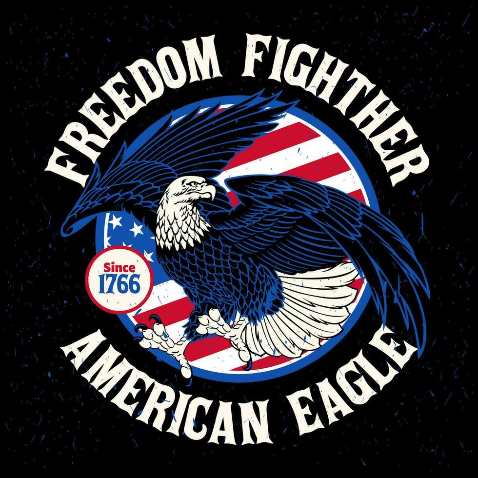 Classic American Eagle Shirt vector