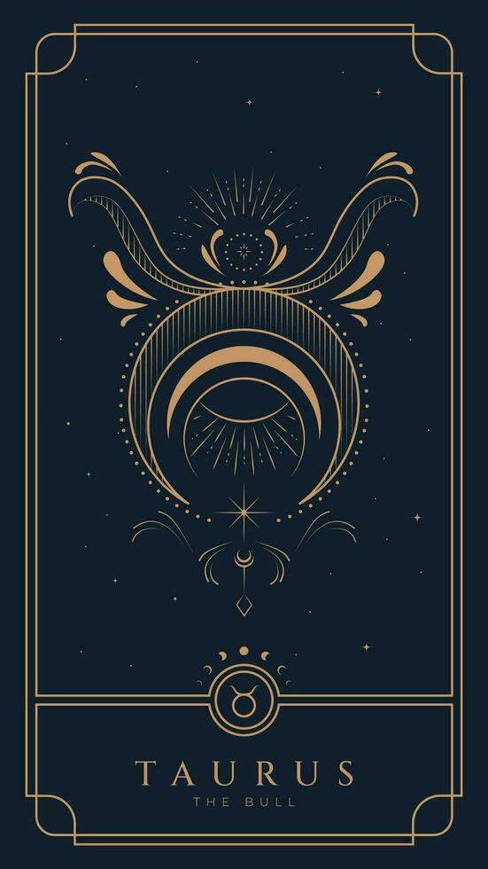 Taurus Symbol Zodiac Illustration vector