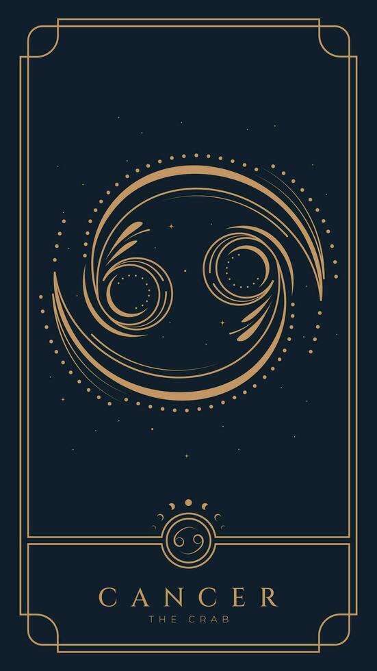 Cancer Symbol Zodiac Illustration vector