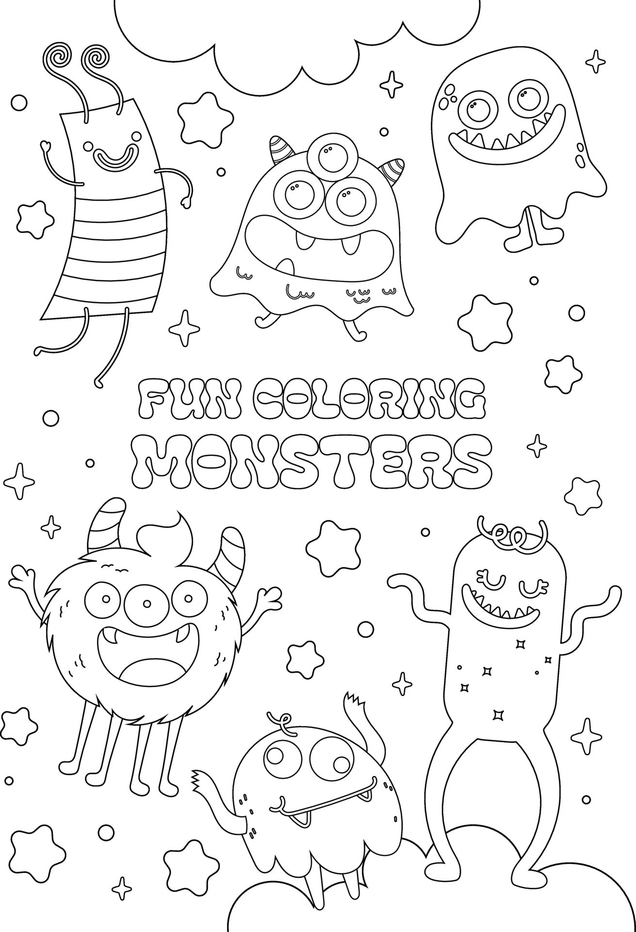 Halloween Monster Printables