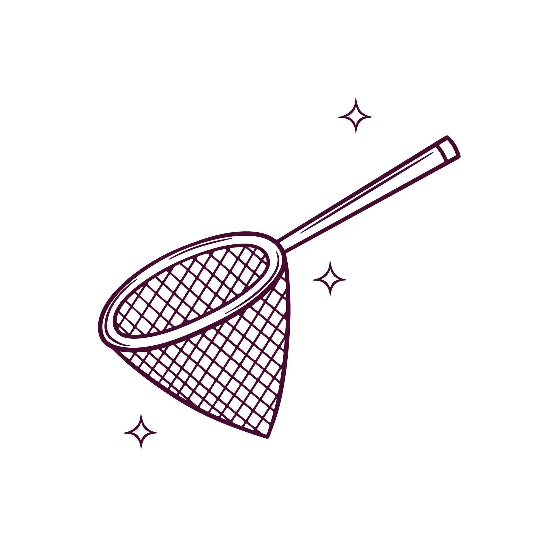 Hand Drawn Fishing Nets. Doodle Vector Sketch Illustration 25679311