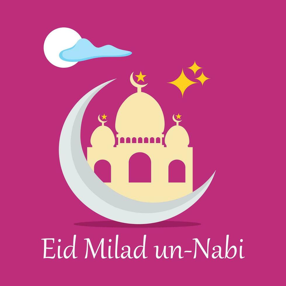 Eid Milad un-nabi day Banner design islamic day design  vector