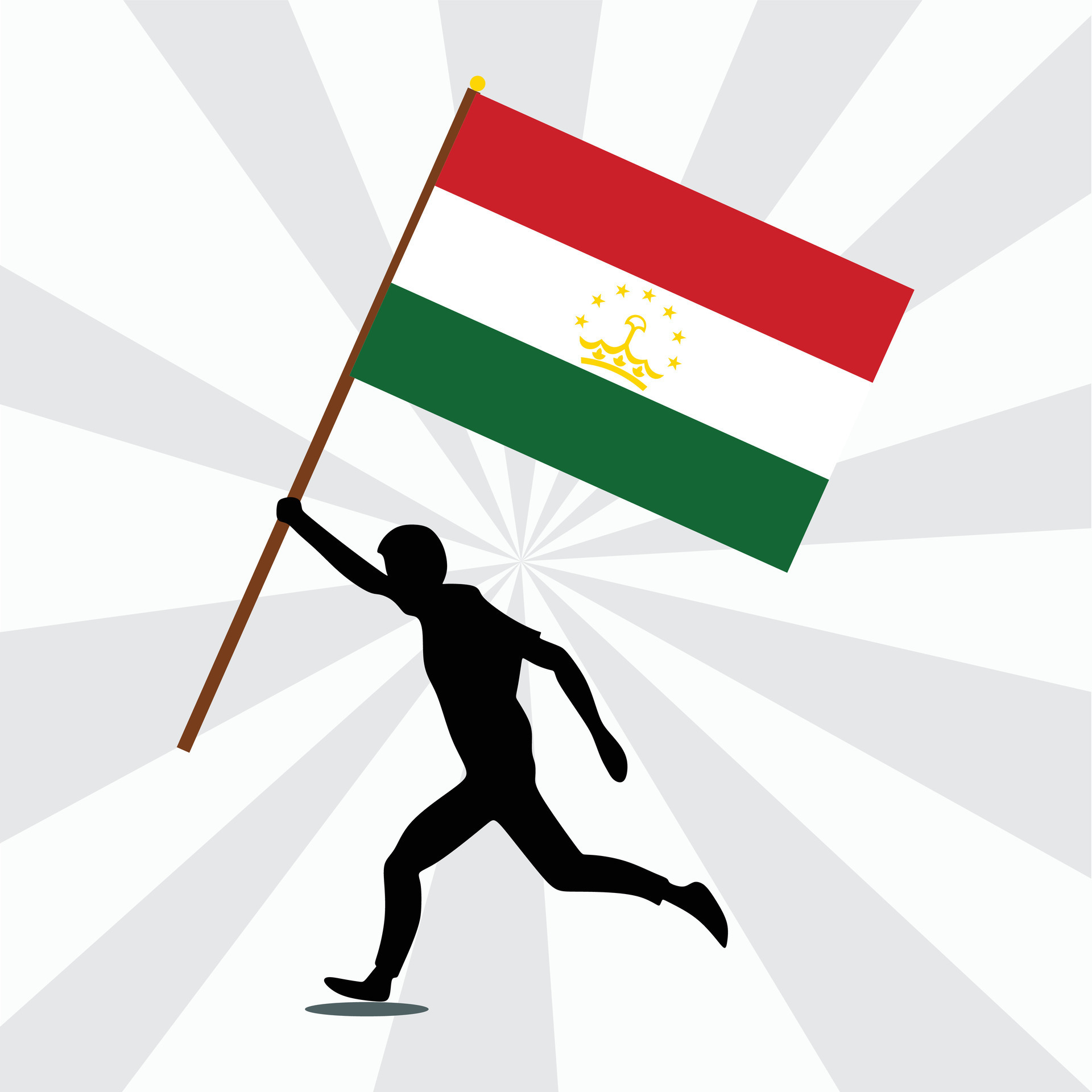 Tajikistan independence day 9 September banner design and flag design