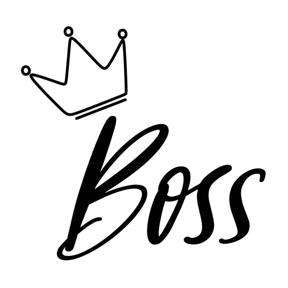 boss vector banner design illustration vector design
