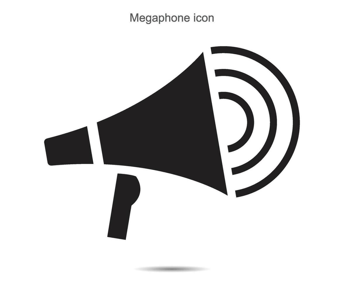 Megaphone  icon, Vector illustration