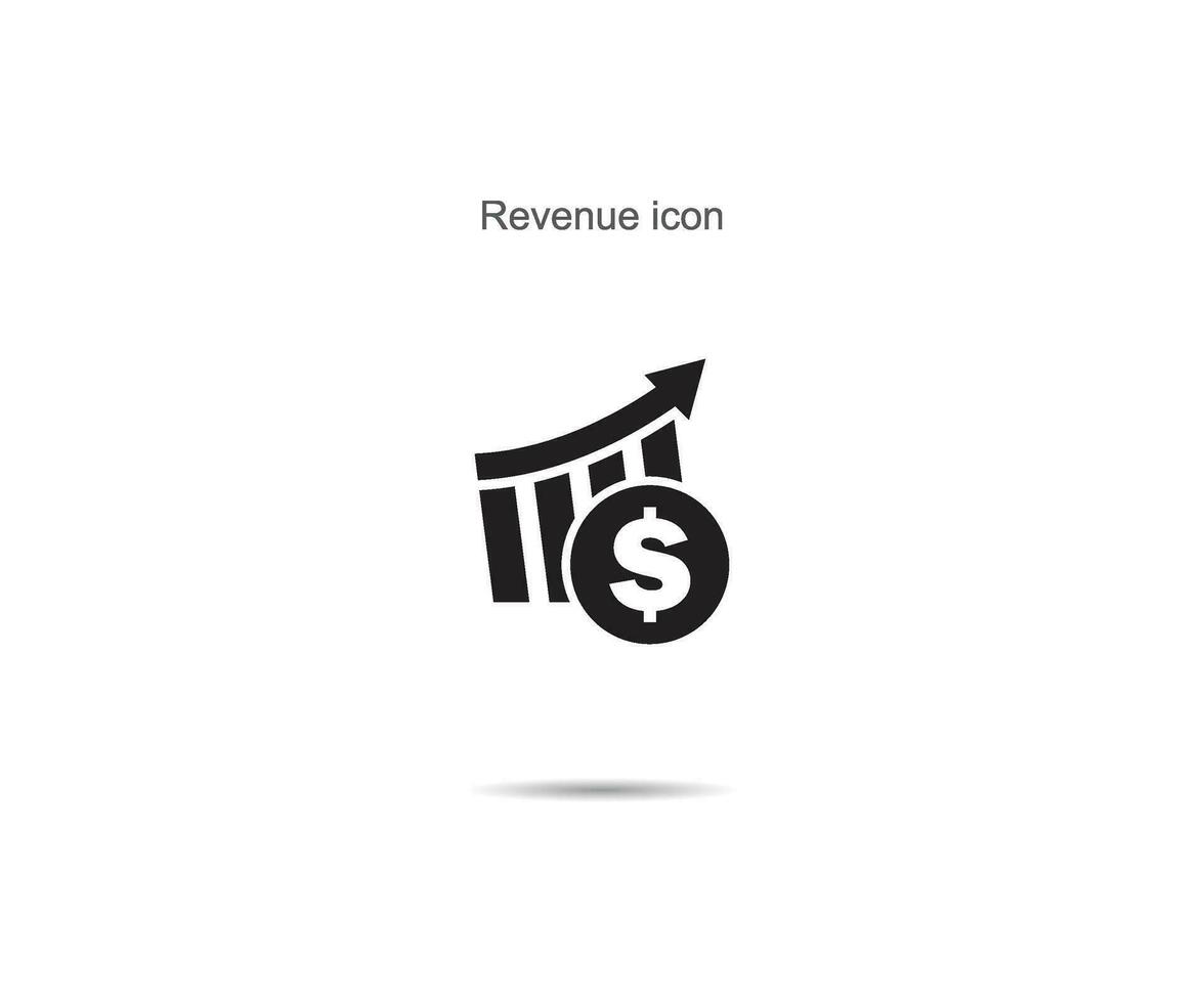 Revenue icon, Vector illustration