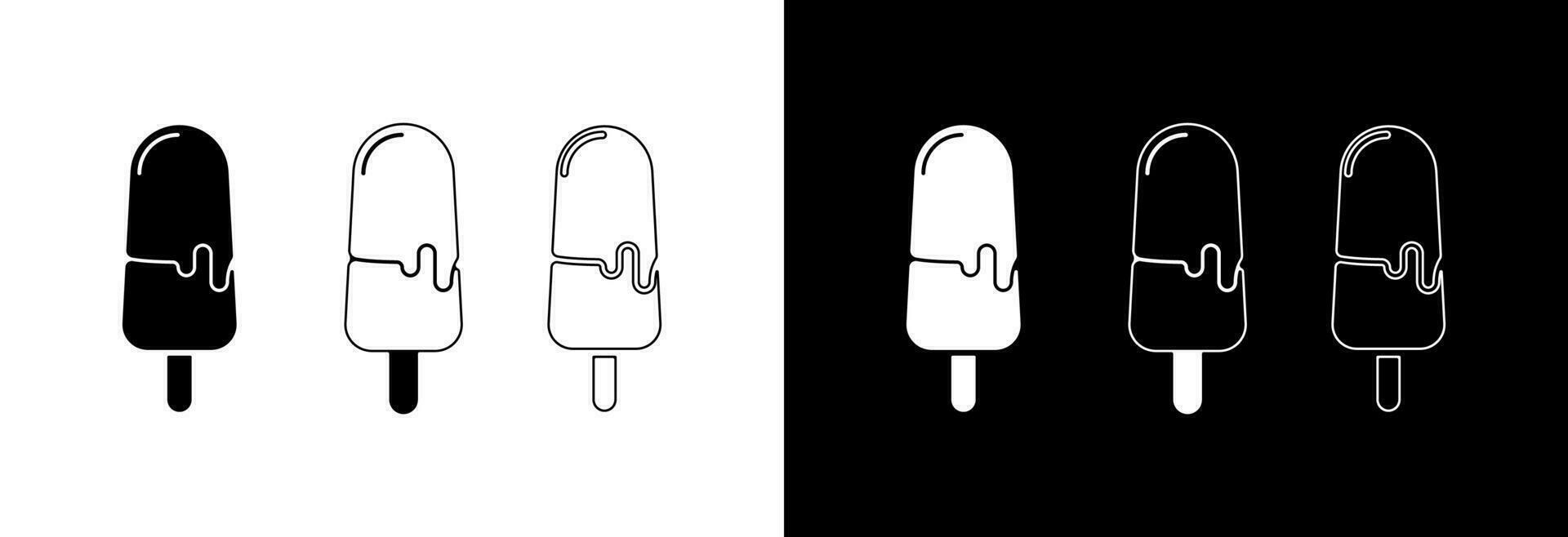 Ice cream icon. vector