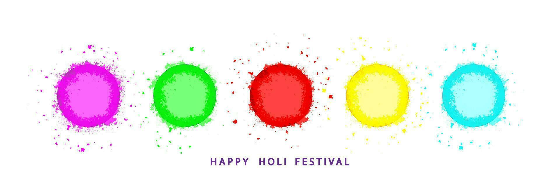 Indian Holi festival. vector
