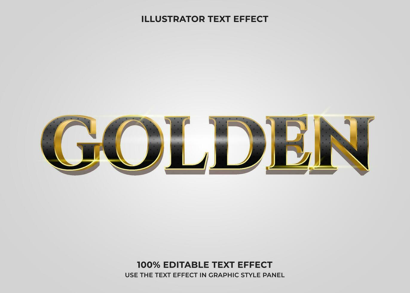 Editable Game Over Luxury Style 3D Vector Text Effect