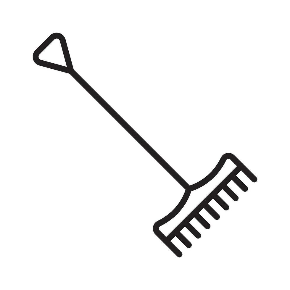 rake icon vector