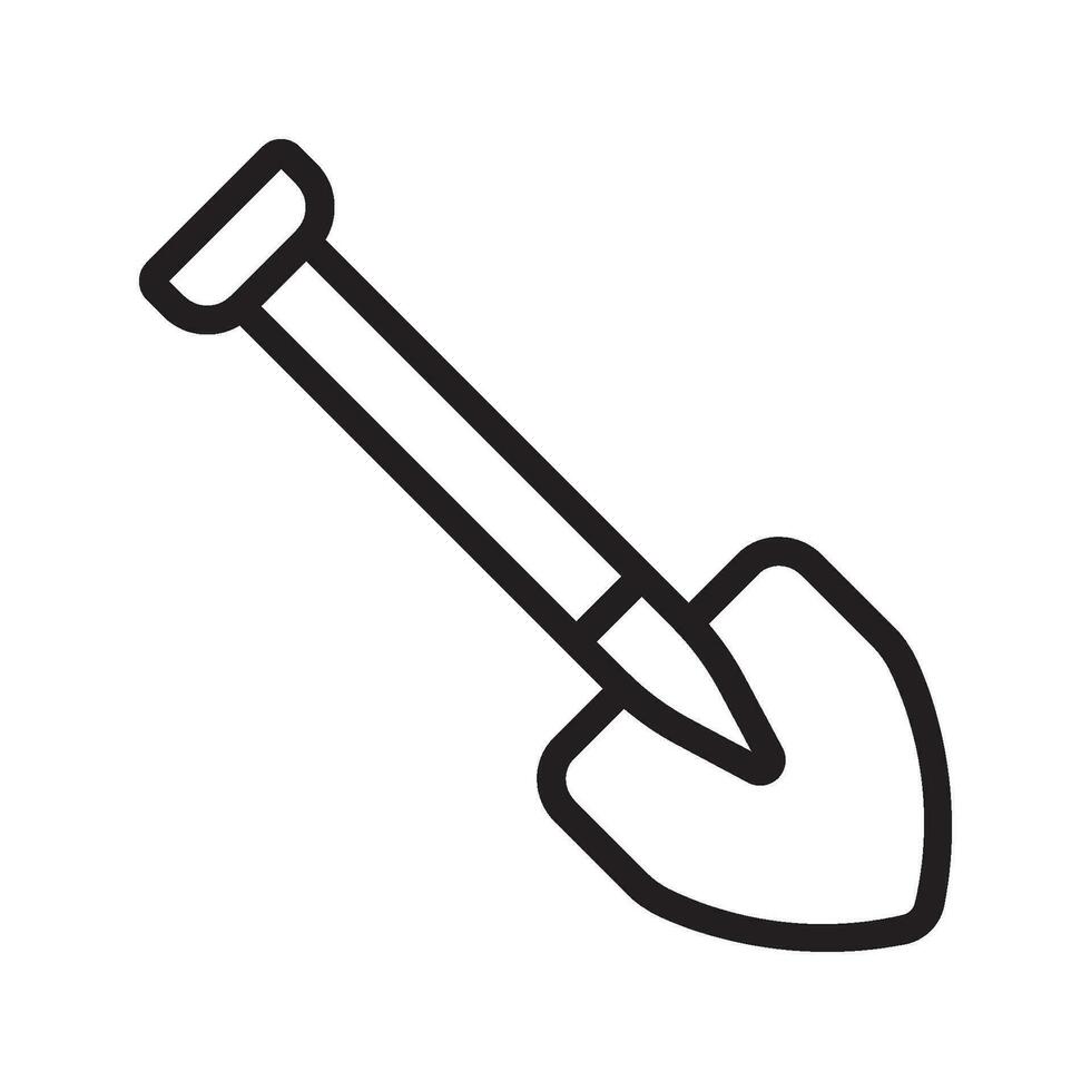 shovel icon vector