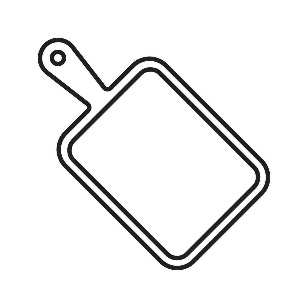 cutting board icon vector