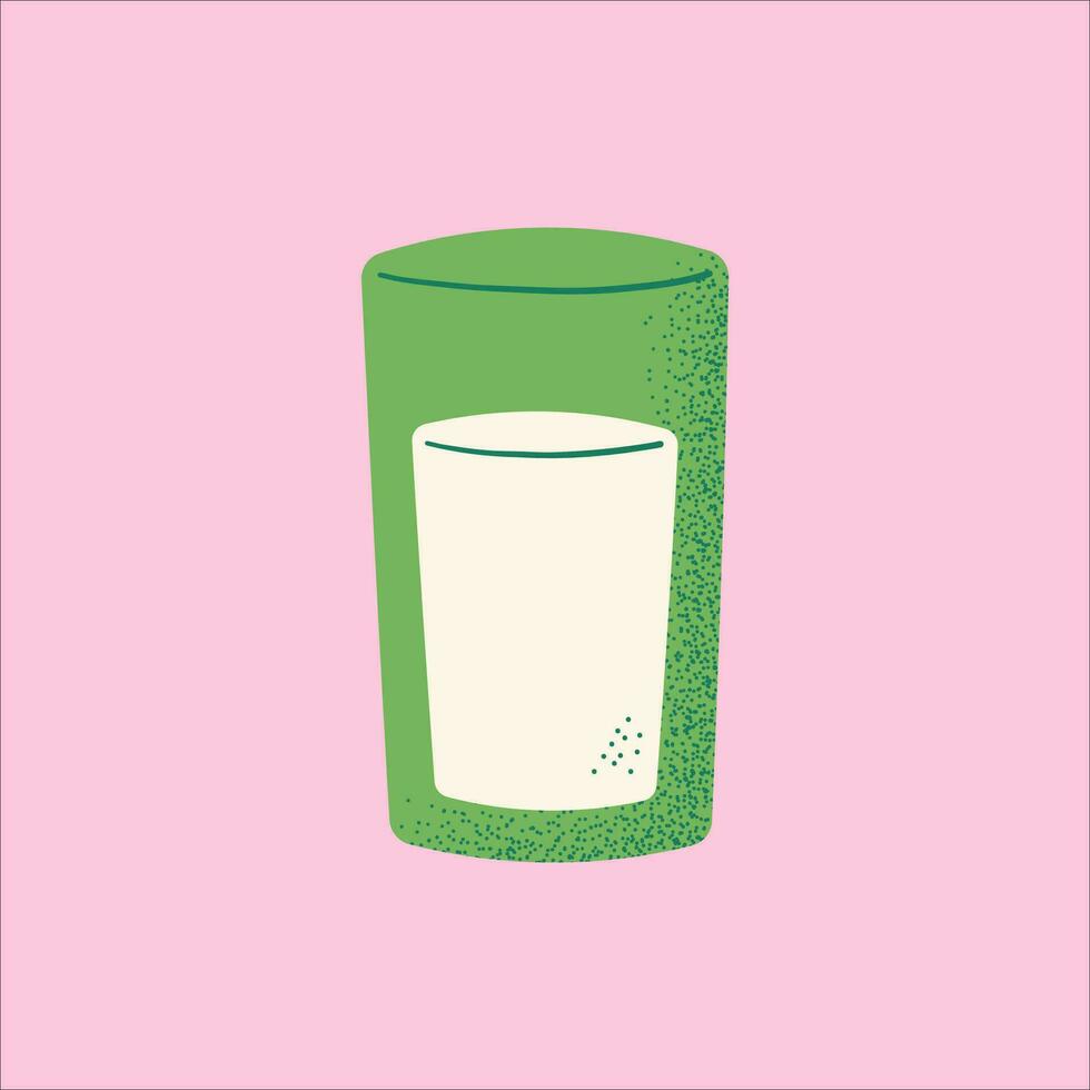 texturizado Disparo vaso cóctel ilustración vector