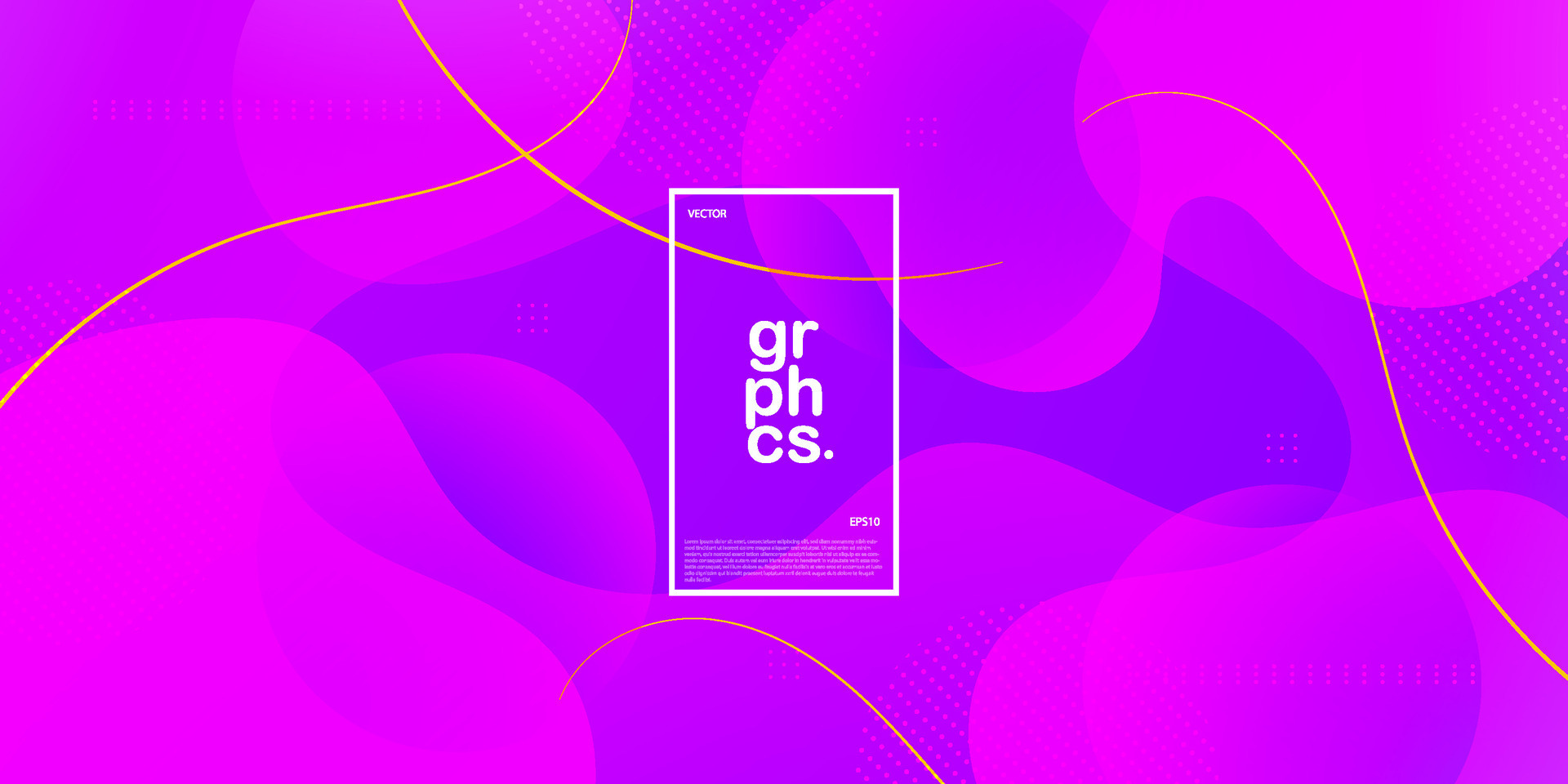 Trendy purple dynamic wave fluid pattern background design in 3D