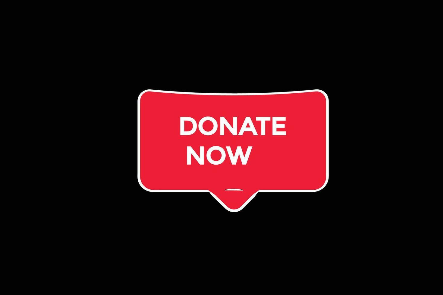 new donate now, level, sign, speech, bubble  banner, vector