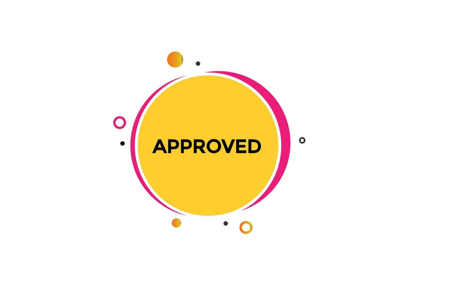 new approved, level, sign, speech, bubble  banner, vector