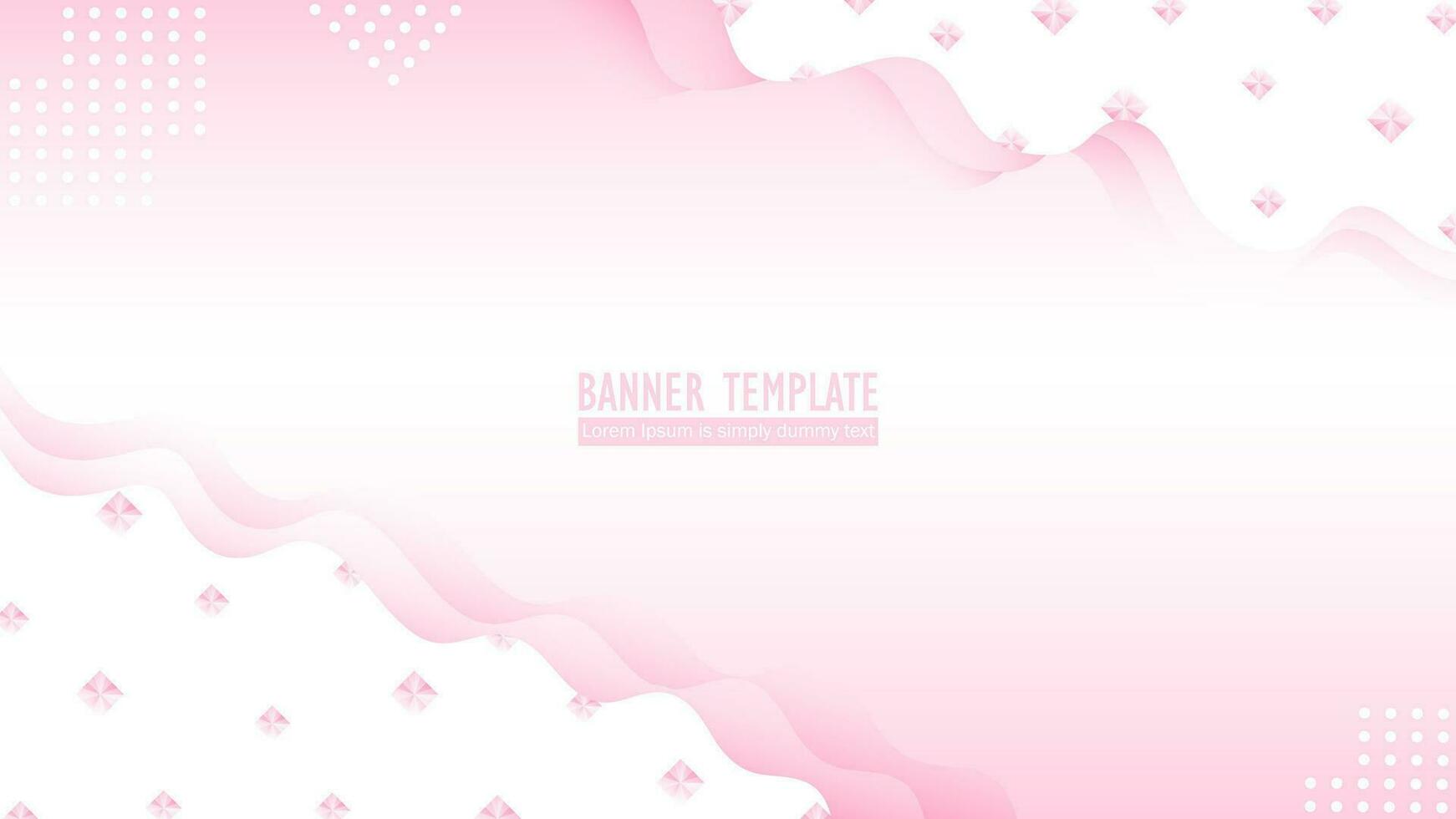 pink diamond abstract template background vector