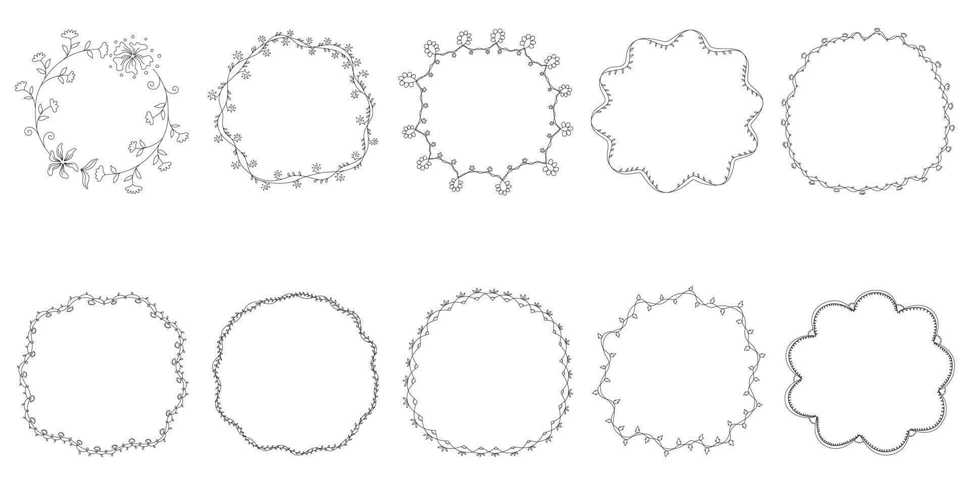 The Flowers frame vector set can be adapted for a variety of applications such as card embellishments, Wedding card, Scrapbook, digital printing, paper embellishments, spring themes, and more