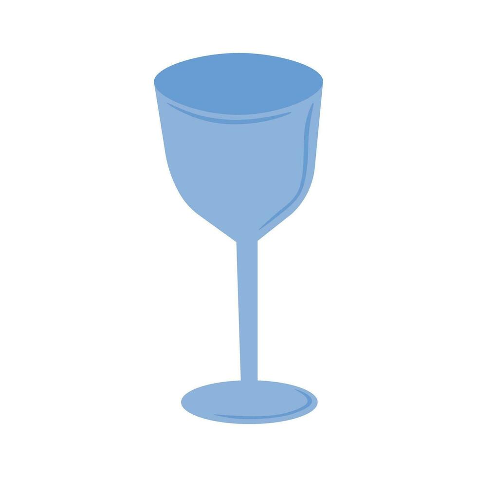 Glass wine glass vector